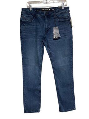 Stone Falcon Slim Fit Superior Stretch Dark Wash Jeans Men’s 32/32 Classic Denim